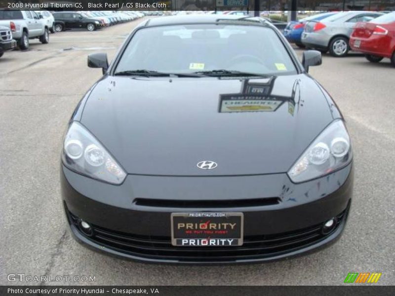 Black Pearl / GS Black Cloth 2008 Hyundai Tiburon GS