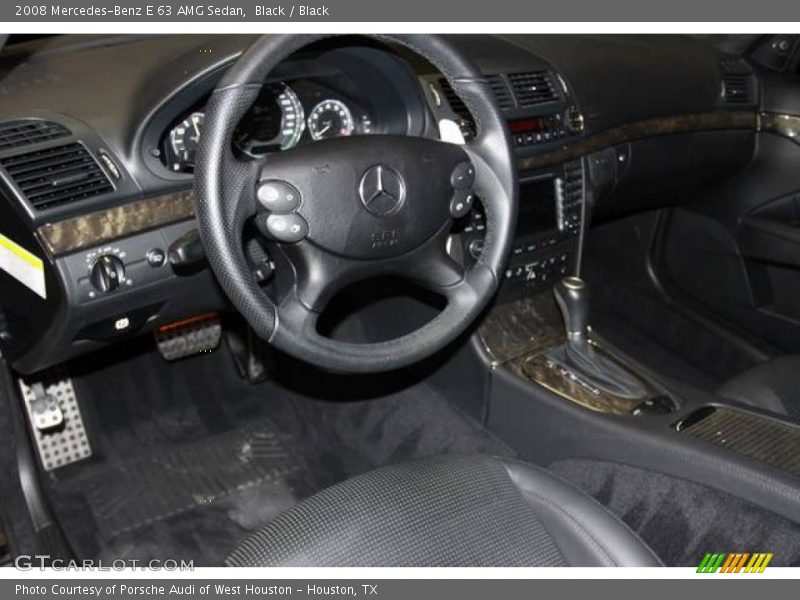 Black / Black 2008 Mercedes-Benz E 63 AMG Sedan
