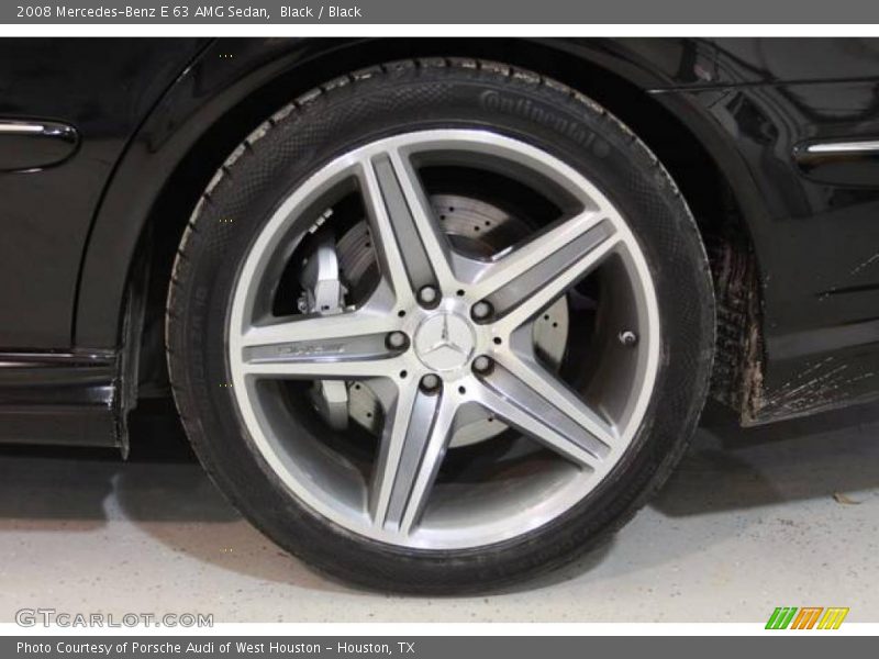 Black / Black 2008 Mercedes-Benz E 63 AMG Sedan