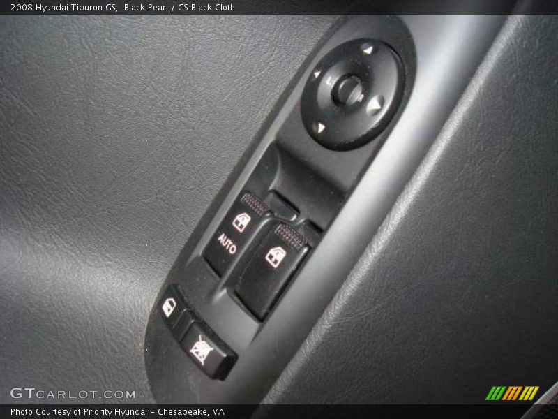 Black Pearl / GS Black Cloth 2008 Hyundai Tiburon GS