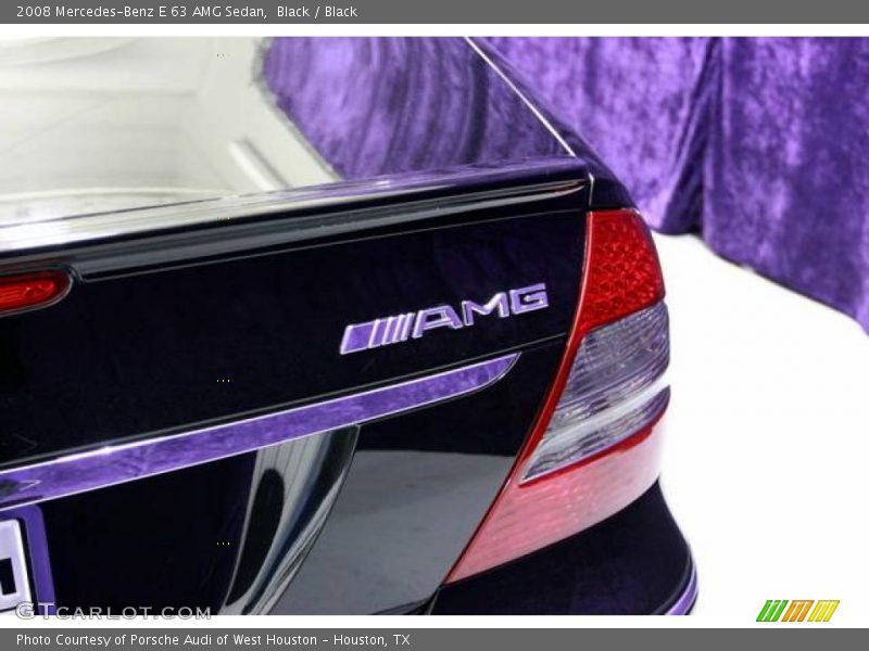 Black / Black 2008 Mercedes-Benz E 63 AMG Sedan