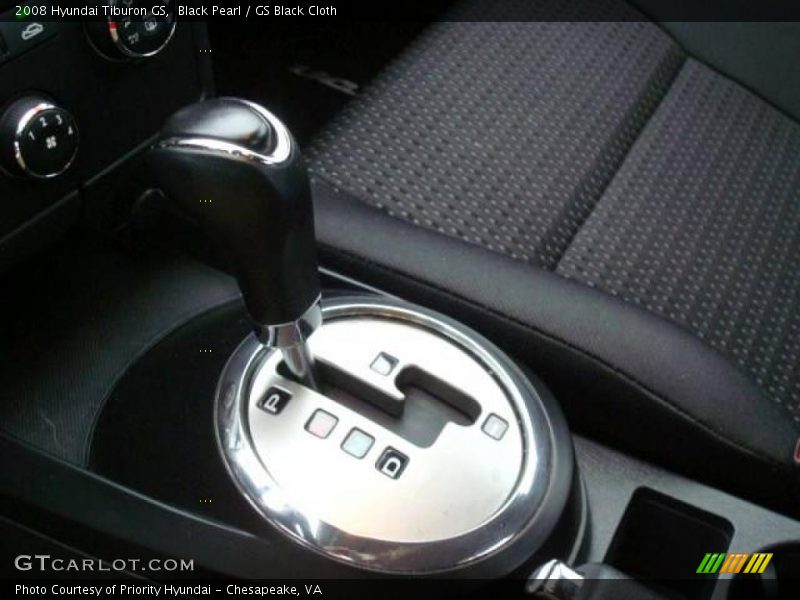 Black Pearl / GS Black Cloth 2008 Hyundai Tiburon GS