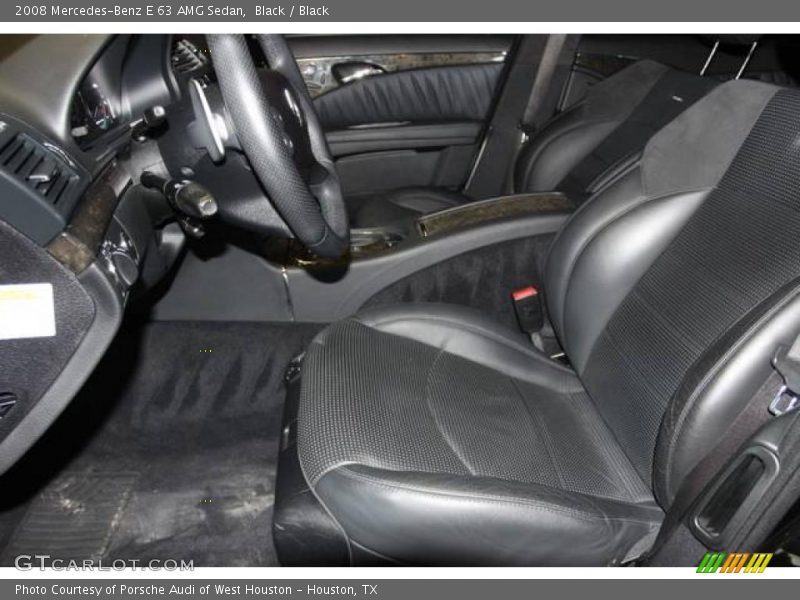 Black / Black 2008 Mercedes-Benz E 63 AMG Sedan