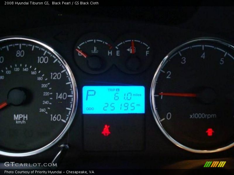 Black Pearl / GS Black Cloth 2008 Hyundai Tiburon GS