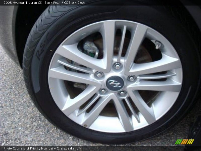 Black Pearl / GS Black Cloth 2008 Hyundai Tiburon GS