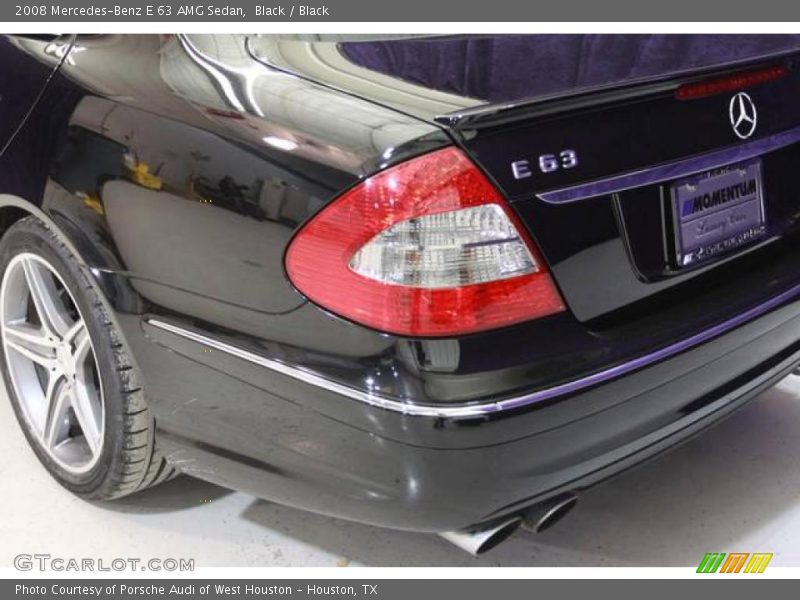 Black / Black 2008 Mercedes-Benz E 63 AMG Sedan