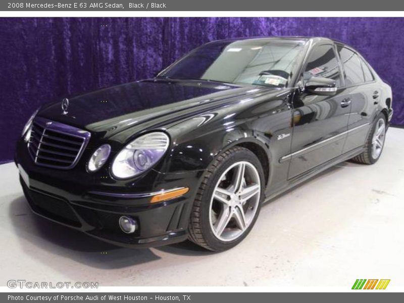 Black / Black 2008 Mercedes-Benz E 63 AMG Sedan