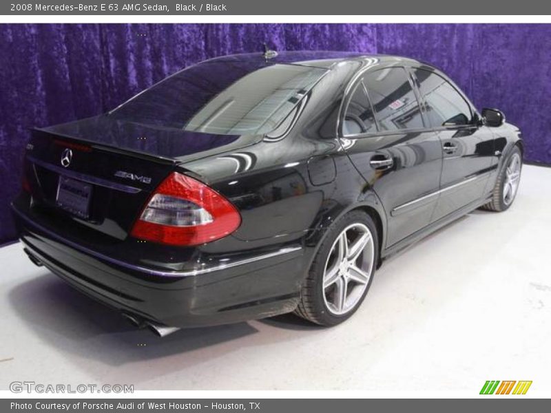 Black / Black 2008 Mercedes-Benz E 63 AMG Sedan