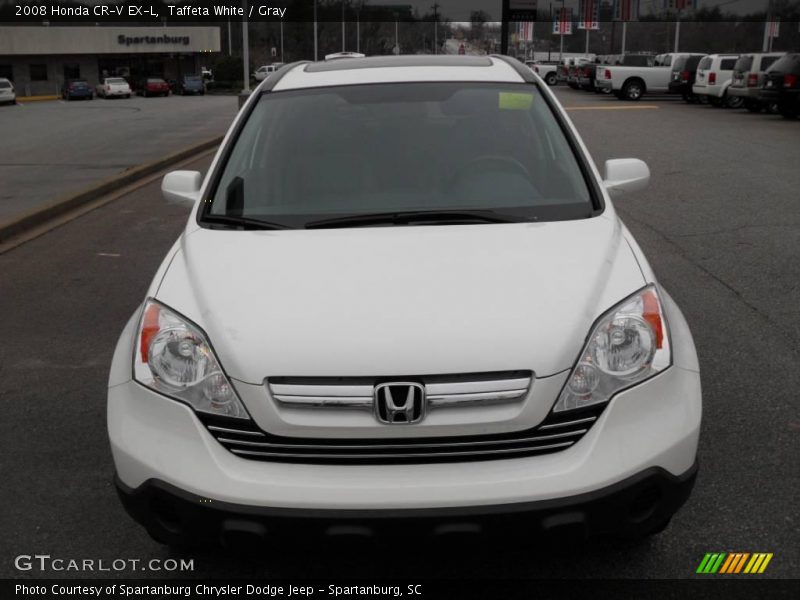 Taffeta White / Gray 2008 Honda CR-V EX-L