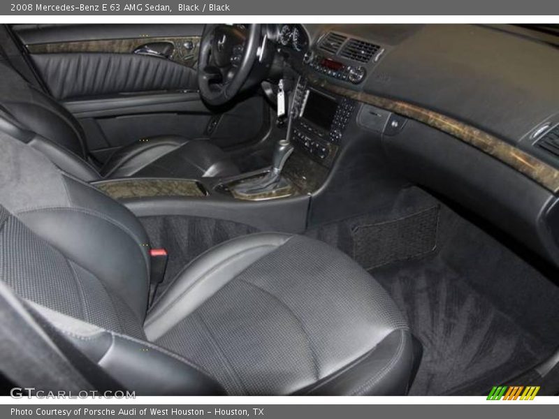 Black / Black 2008 Mercedes-Benz E 63 AMG Sedan