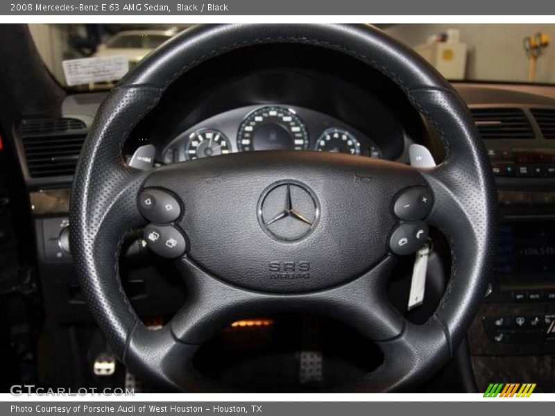 Black / Black 2008 Mercedes-Benz E 63 AMG Sedan
