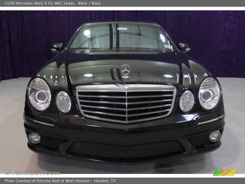 Black / Black 2008 Mercedes-Benz E 63 AMG Sedan