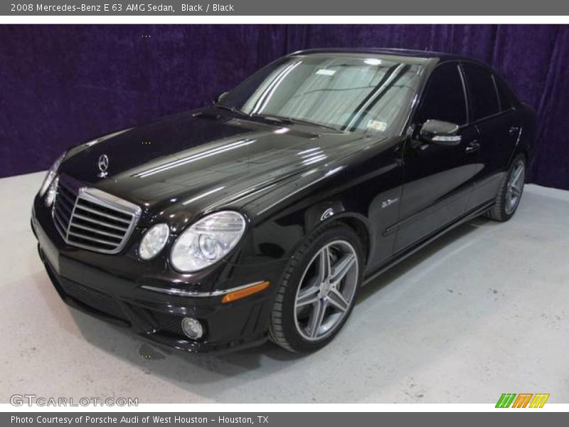 Black / Black 2008 Mercedes-Benz E 63 AMG Sedan