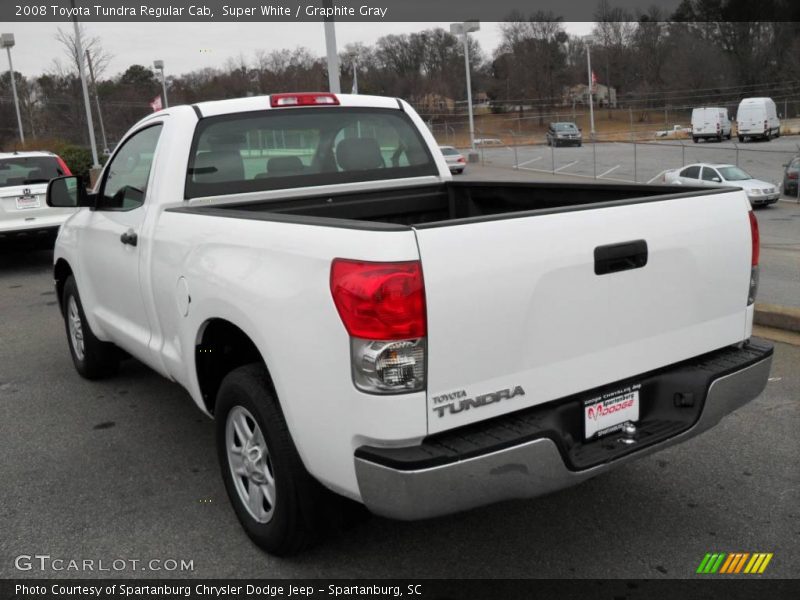 Super White / Graphite Gray 2008 Toyota Tundra Regular Cab