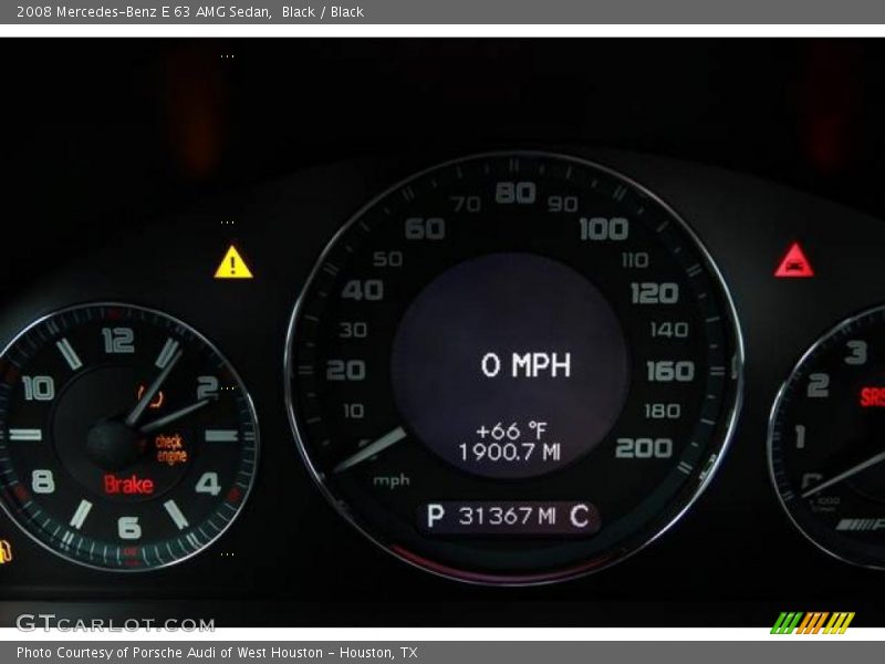 Black / Black 2008 Mercedes-Benz E 63 AMG Sedan
