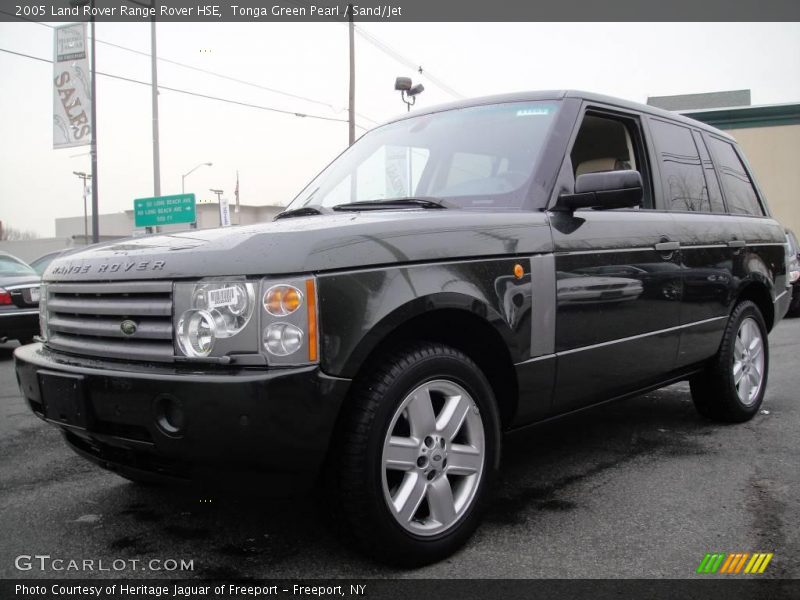 Tonga Green Pearl / Sand/Jet 2005 Land Rover Range Rover HSE