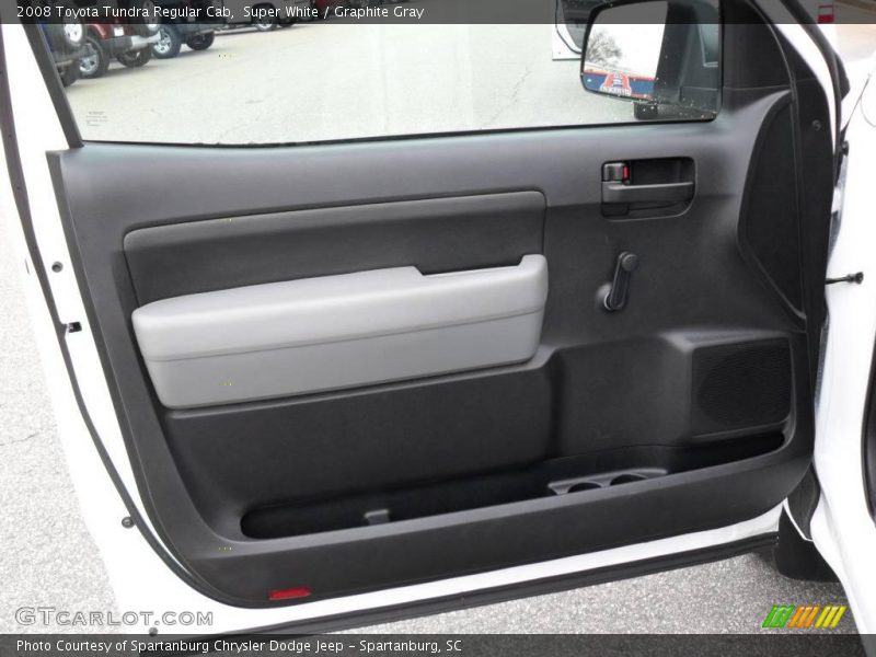Super White / Graphite Gray 2008 Toyota Tundra Regular Cab