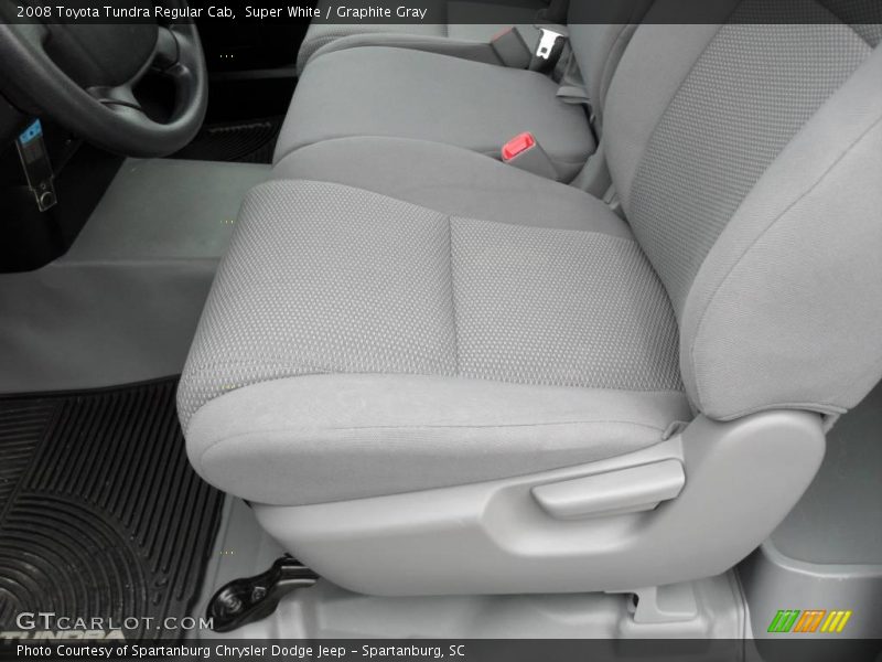 Super White / Graphite Gray 2008 Toyota Tundra Regular Cab