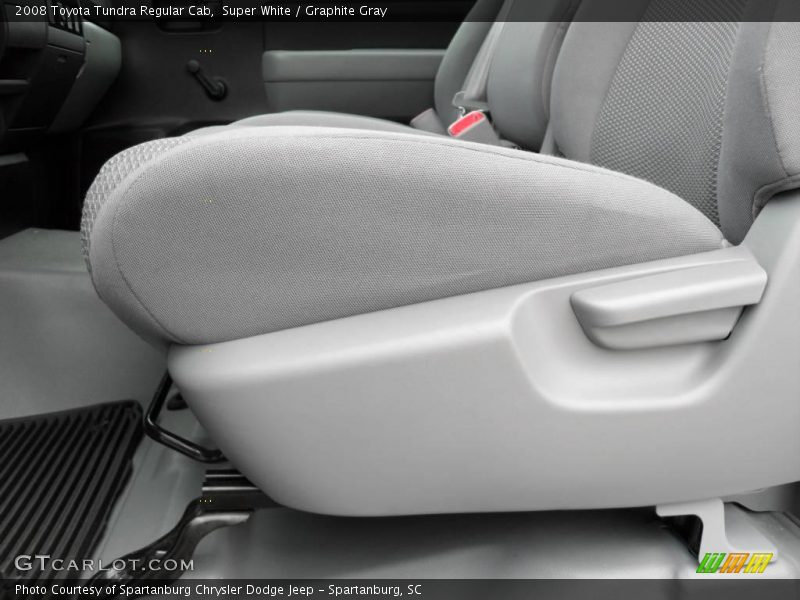 Super White / Graphite Gray 2008 Toyota Tundra Regular Cab