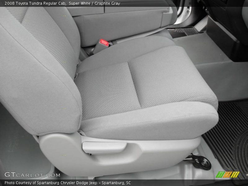 Super White / Graphite Gray 2008 Toyota Tundra Regular Cab