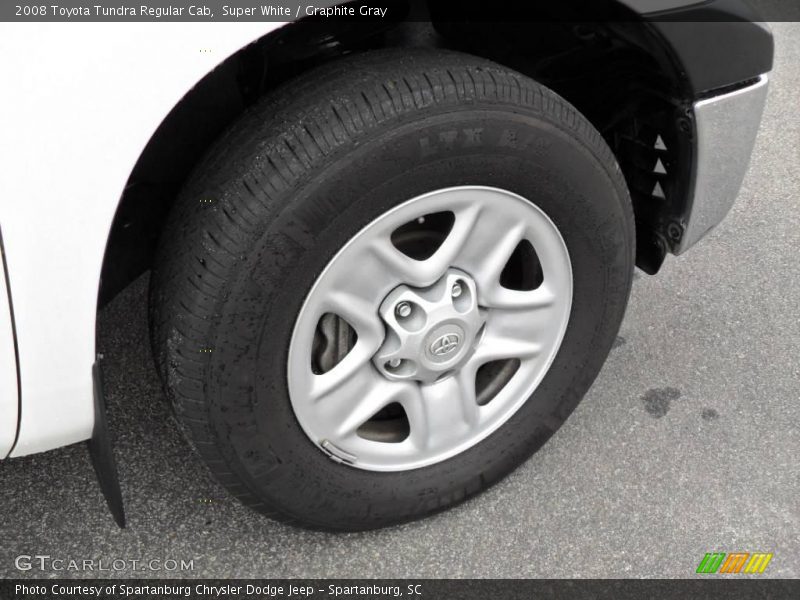 Super White / Graphite Gray 2008 Toyota Tundra Regular Cab