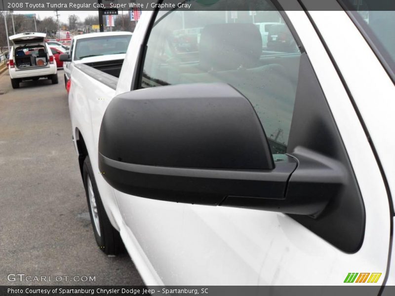 Super White / Graphite Gray 2008 Toyota Tundra Regular Cab