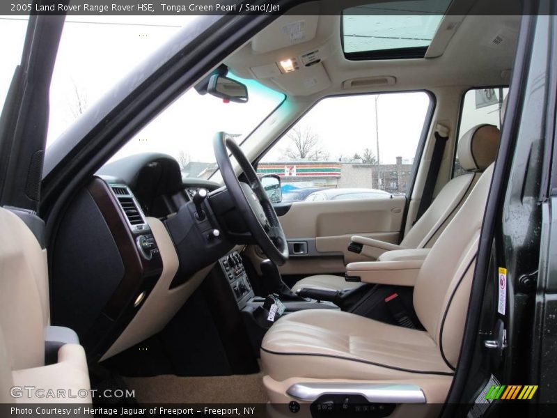 Tonga Green Pearl / Sand/Jet 2005 Land Rover Range Rover HSE