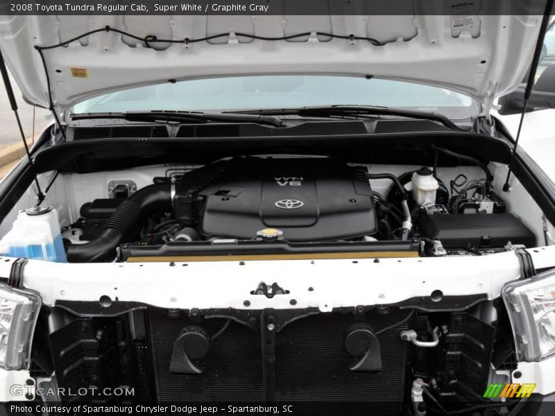 Super White / Graphite Gray 2008 Toyota Tundra Regular Cab