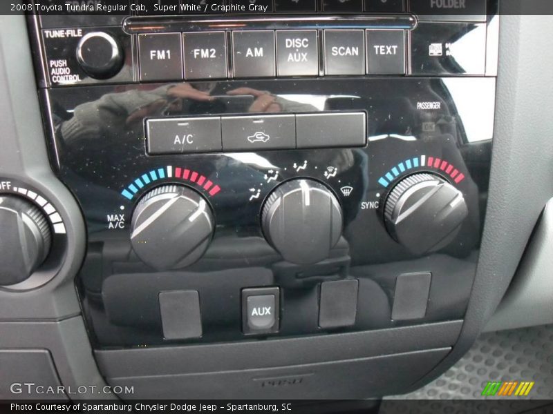Super White / Graphite Gray 2008 Toyota Tundra Regular Cab