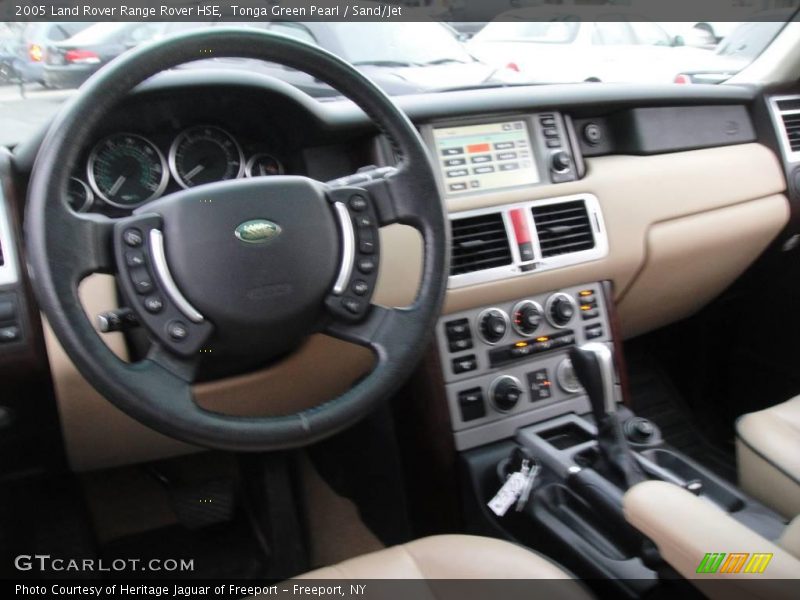Tonga Green Pearl / Sand/Jet 2005 Land Rover Range Rover HSE