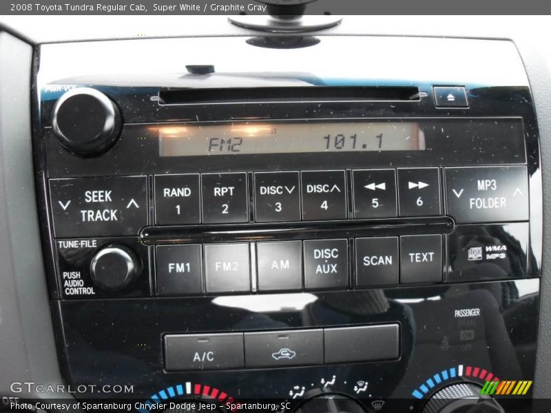 Super White / Graphite Gray 2008 Toyota Tundra Regular Cab