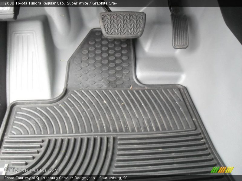 Super White / Graphite Gray 2008 Toyota Tundra Regular Cab