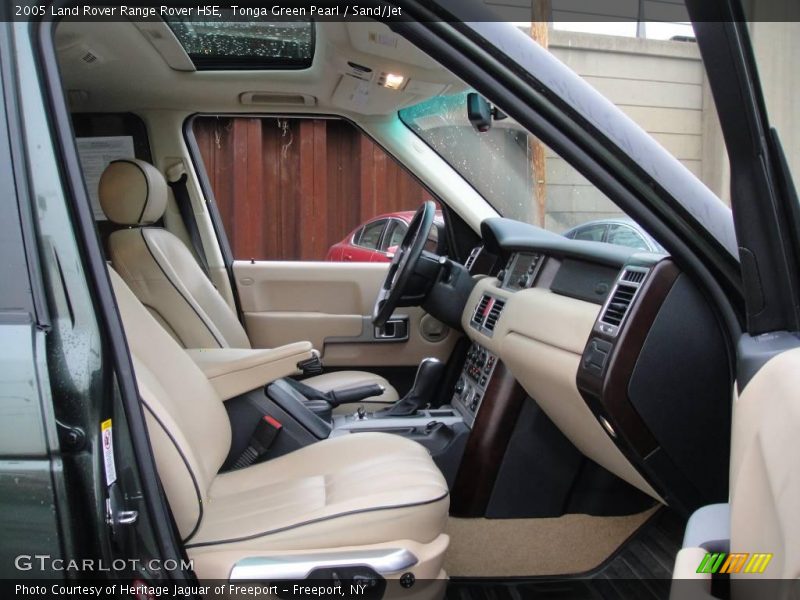 Tonga Green Pearl / Sand/Jet 2005 Land Rover Range Rover HSE