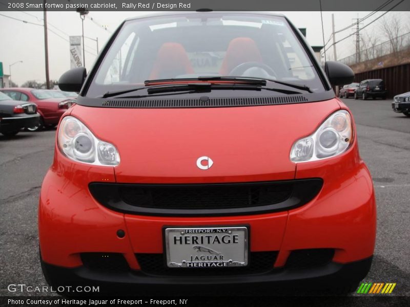 Rally Red / Design Red 2008 Smart fortwo passion cabriolet