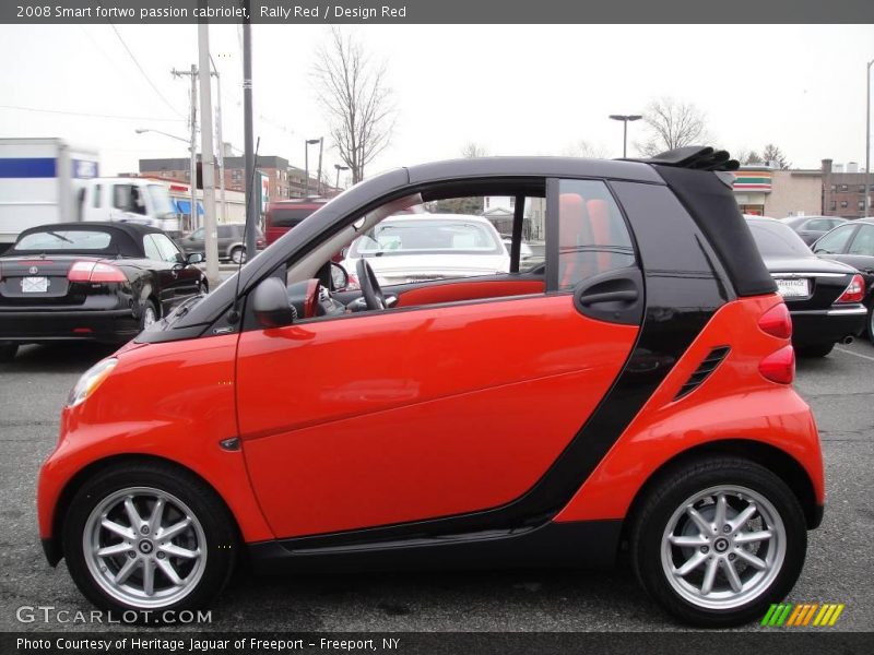 Rally Red / Design Red 2008 Smart fortwo passion cabriolet