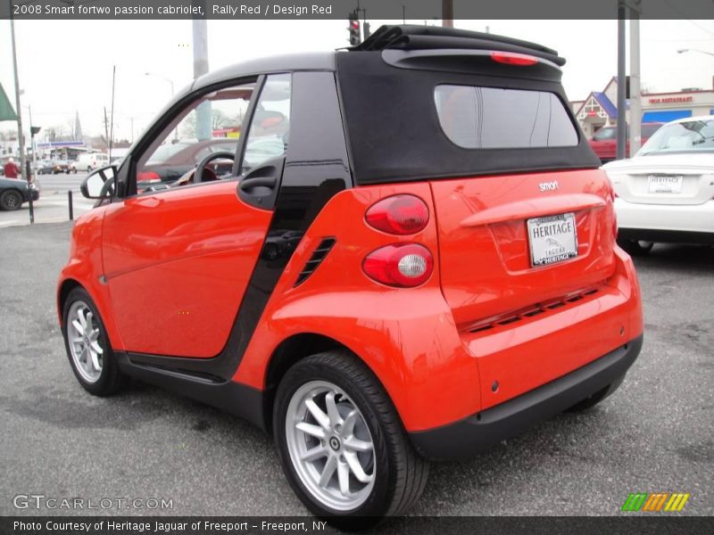 Rally Red / Design Red 2008 Smart fortwo passion cabriolet