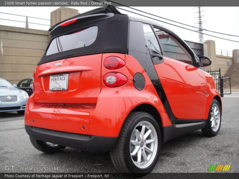 Rally Red / Design Red 2008 Smart fortwo passion cabriolet
