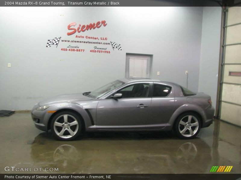 Titanium Gray Metallic / Black 2004 Mazda RX-8 Grand Touring