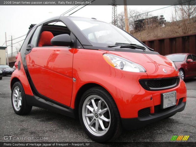 Rally Red / Design Red 2008 Smart fortwo passion cabriolet