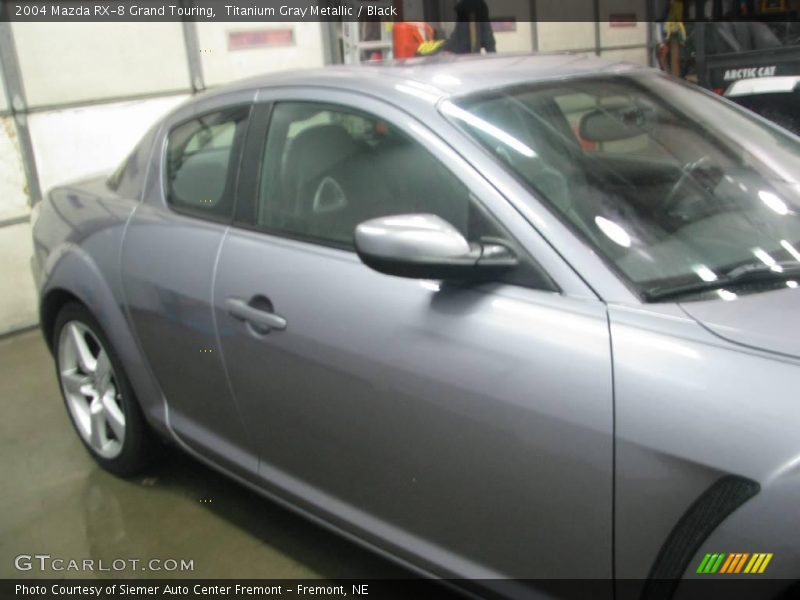 Titanium Gray Metallic / Black 2004 Mazda RX-8 Grand Touring