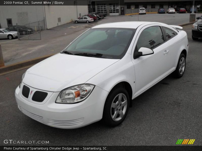 Summit White / Ebony 2009 Pontiac G5