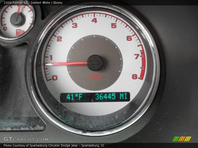 Summit White / Ebony 2009 Pontiac G5