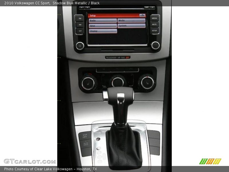Shadow Blue Metallic / Black 2010 Volkswagen CC Sport