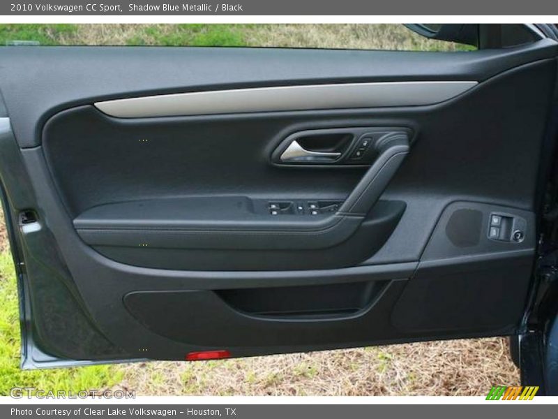 Shadow Blue Metallic / Black 2010 Volkswagen CC Sport