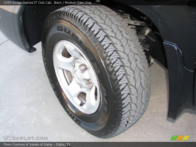 Black / Medium Slate Gray 2005 Dodge Dakota ST Club Cab