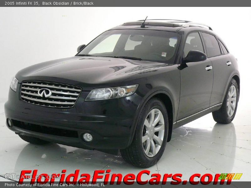 Black Obsidian / Brick/Black 2005 Infiniti FX 35