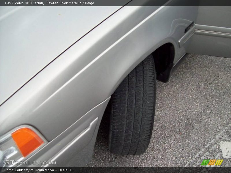 Pewter Silver Metallic / Beige 1997 Volvo 960 Sedan