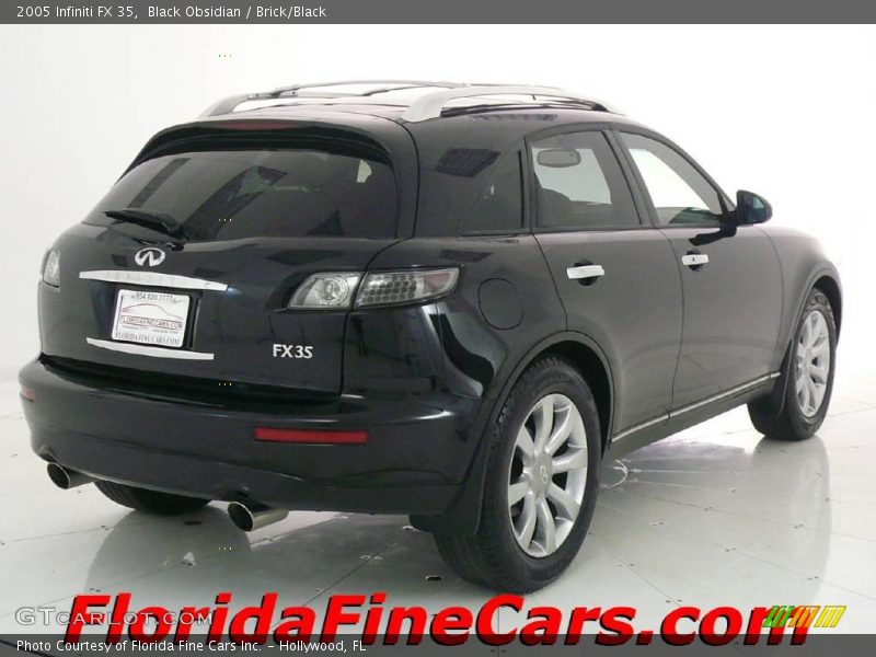 Black Obsidian / Brick/Black 2005 Infiniti FX 35