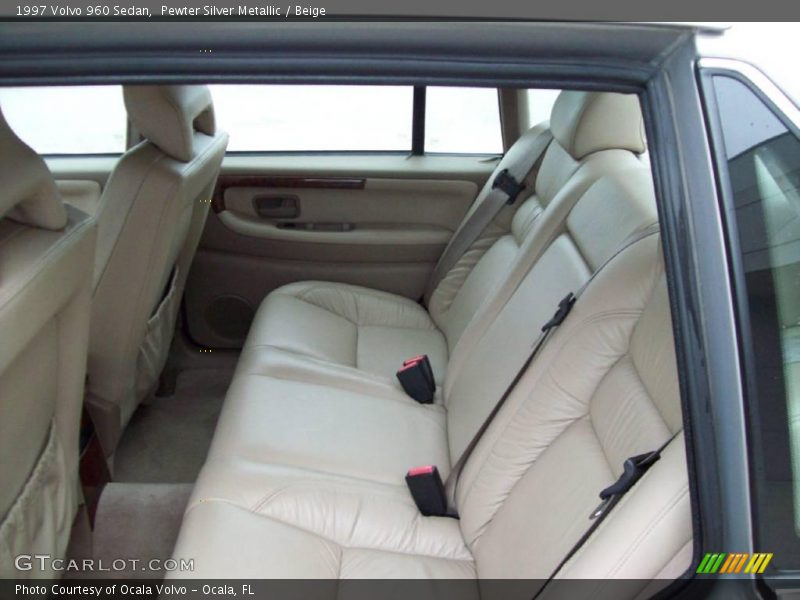 Pewter Silver Metallic / Beige 1997 Volvo 960 Sedan