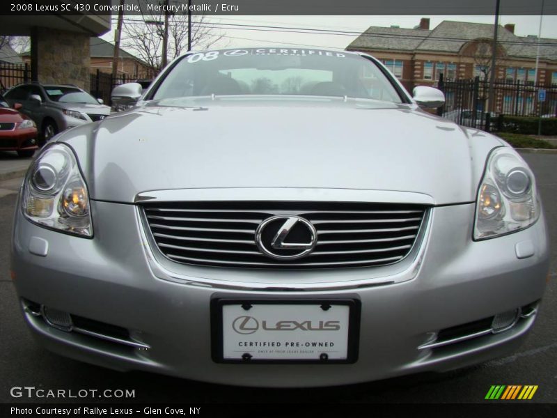 Mercury Metallic / Ecru 2008 Lexus SC 430 Convertible